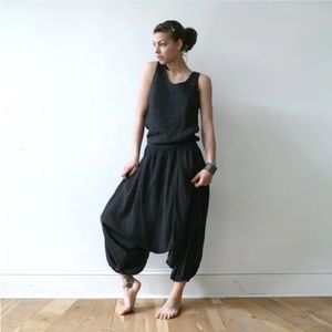 Black Crane Cozy Jumpsuit